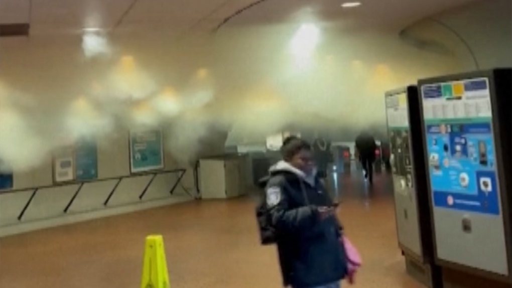 Washington Metro fire sends passengers fleeing [Video]
