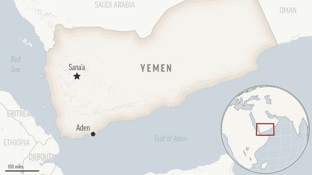 Suspected missile attack by Yemen
