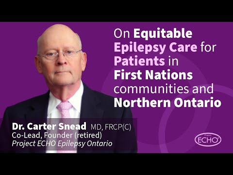 Equitable Epilepsy Care for Patients in Northern Ontario & First Nations | Dr. Carter Snead [Video]