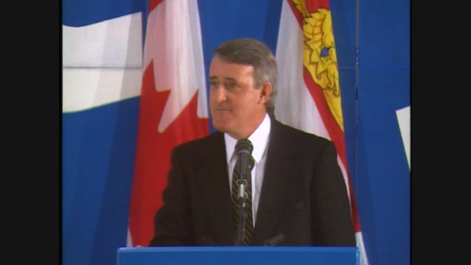 From the archives: Brian Mulroney campaigns on Prince Edward Island [Video]