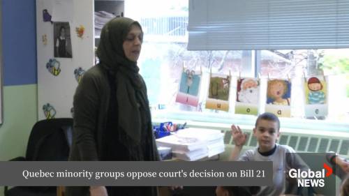 Bill 21 court decision will further discrimination, say Quebec minority groups [Video]
