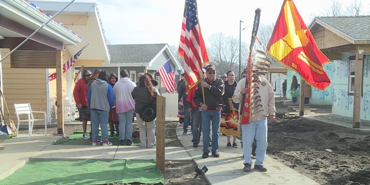 Yankton Sioux Tribe blesses Veterans Community Project tiny homes in Sioux Falls [Video]