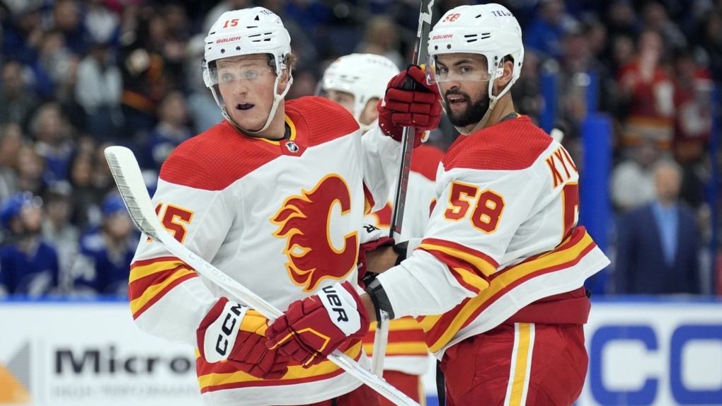 Sharangovich has 2 goals and 2 assists, Markstrom has 19 saves, and Flames beat Lightning 6-3 [Video]