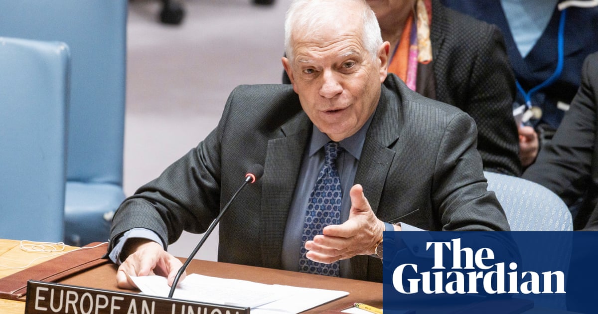 Starvation being used as a tool of war in Gaza, says EU’s top diplomat  video | World news