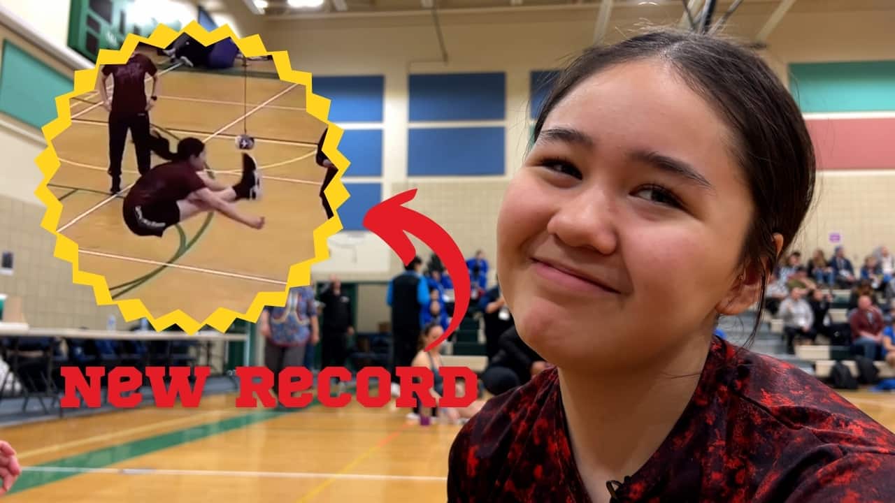Greenland breaks junior female two-foot high kick record [Video]