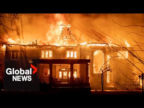 Massive fire in Richmond Hill, Ont. destroys large home under construction [Video]
