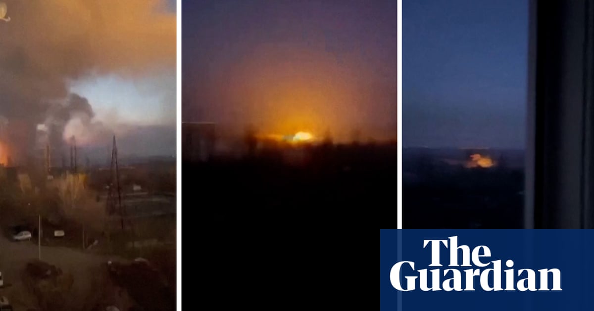 Russian strikes hit Ukraine’s largest dam video | World news