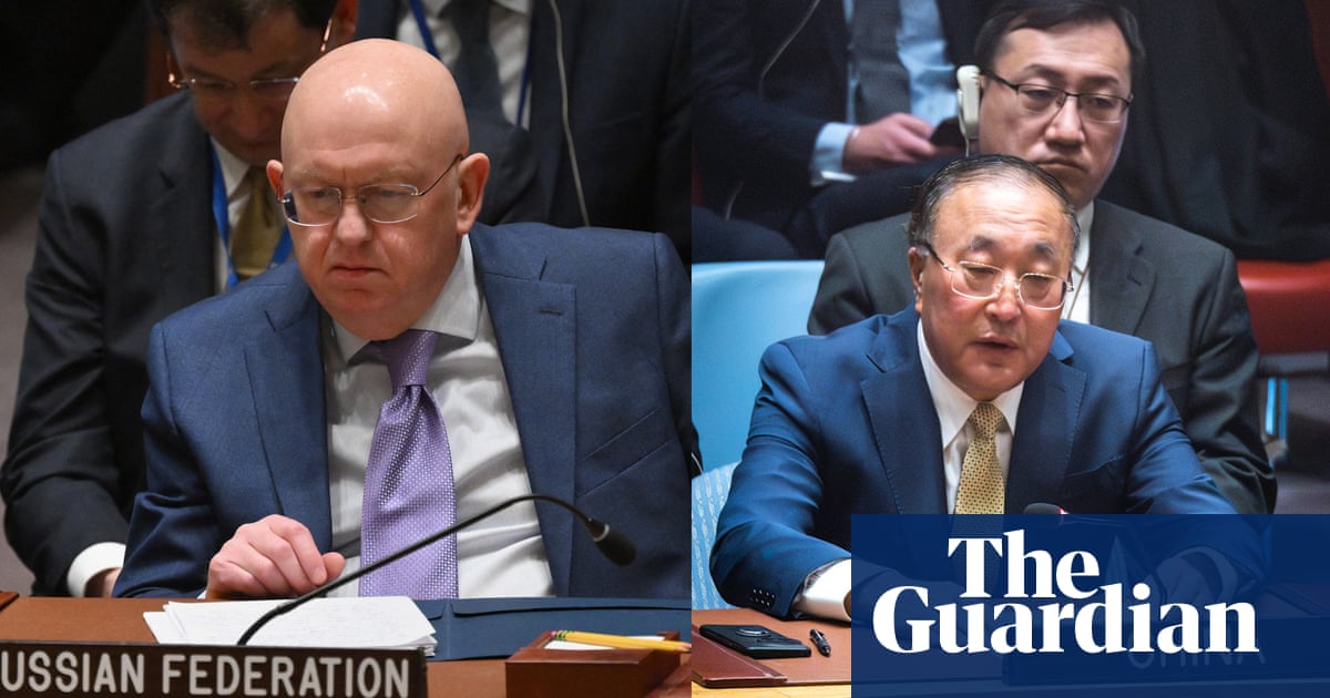 US resolution on Gaza ceasefire vetoed at UN by Russia and China  video | World news