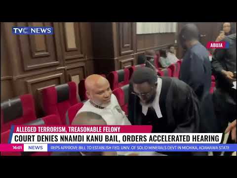 Court Denies Nnadi Kanu Bail, Orders Accelerated Hearing [Video]