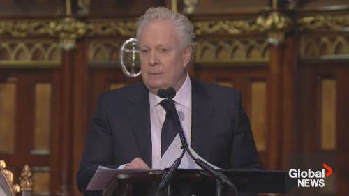 Brian Mulroney funeral: Jean Charest says former PMs economic policies shaped Canada [Video]