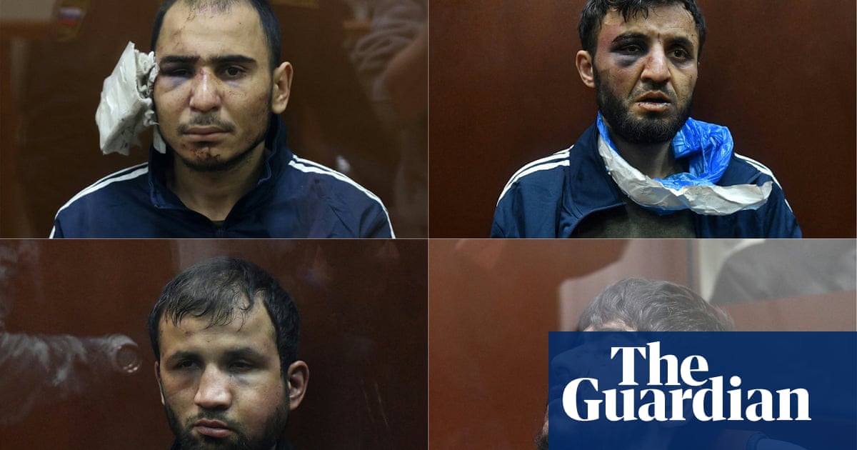Four suspects in Russia concert hall terror attack plead guilty in court video | World news