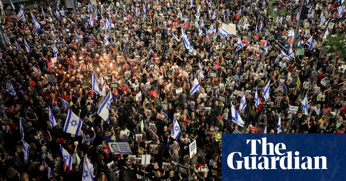 Anti-Netanyahu protests take place across Israel  video | World news