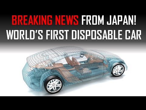 BREAKING NEWS! JAPAN REVEALS WORLD’S FIRST DISPOSAL CAR! // DESIGNED BY EX-TOYOTA, HONDA ENGINEERS [Video]