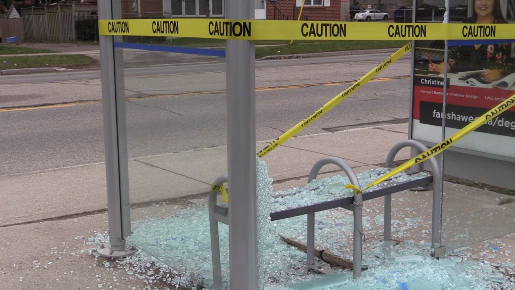 London bus shelters smashed | CTV News [Video]