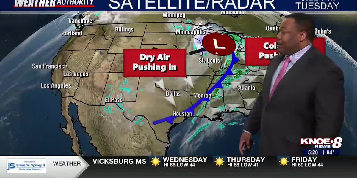KNOE Tuesday Evening Forecast with Chief Meteorologist Marcus Walter [Video]