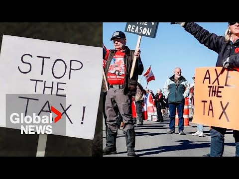 “Axe the Tax” protesters urge Trudeau to hold referendum on carbon tax | FULL [Video]