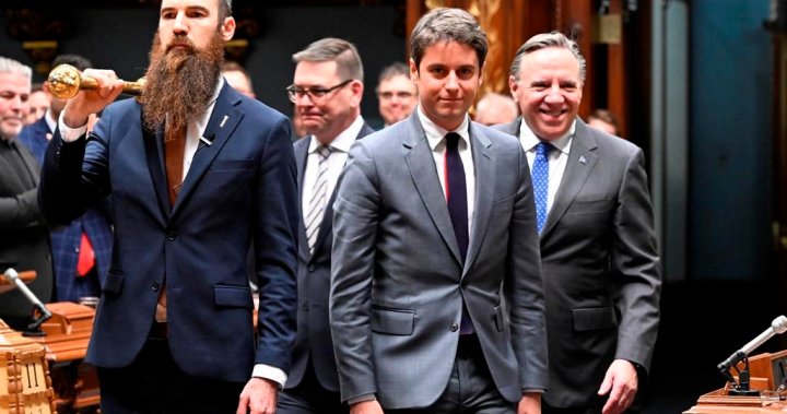 French PM talks language, secularism, strong ties in speech to Quebec legislature – Montreal [Video]