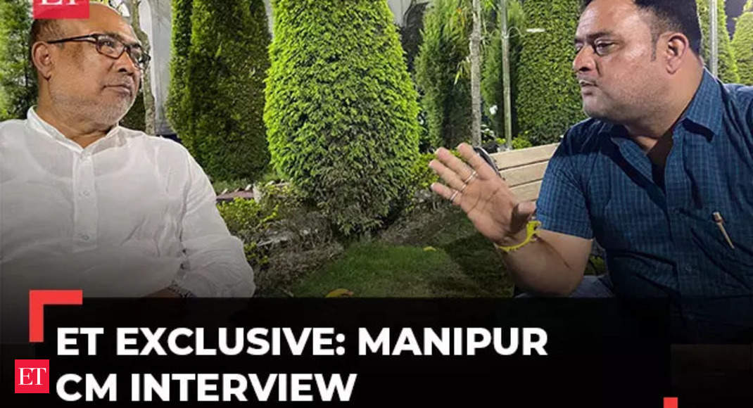 Manipur CM N Biren Singh talks on violence, normalcy and Lok Sabha polls 2024 | ET exclusive – The Economic Times Video