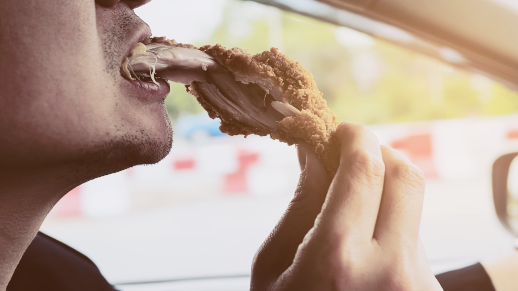 Fried chicken causes car crash: Trail RCMP [Video]