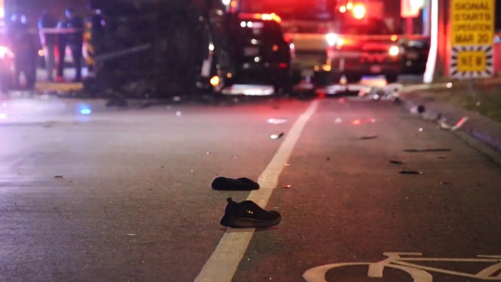 Surrey news: Pedestrian dies from injuries after weekend crash [Video]