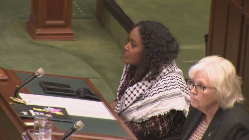 Ford government divided over Speakers ban on keffiyehs at Queens Park [Video]