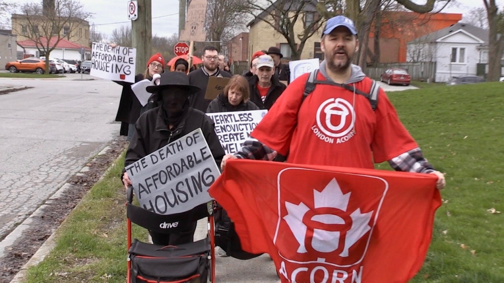 Acorn members call for affordable housing [Video]