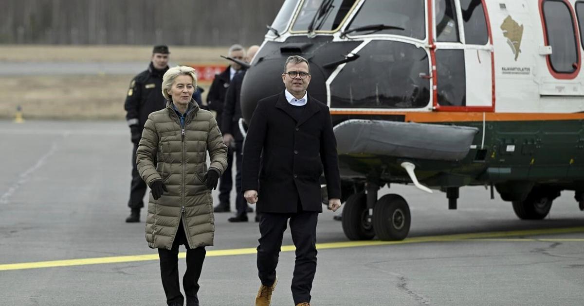 European Union official von der Leyen visits the Finland-Russia border to assess security situation [Video]
