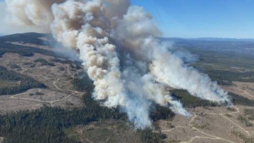 1,600 hectare wildfire burning between Quesnel, Williams Lake [Video]