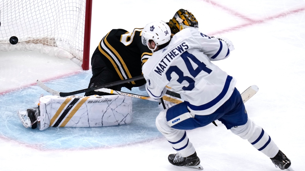 Maple Leafs down Bruins 3-2 to even series 1-1 [Video]