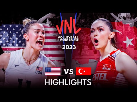 LEGENDARY MATCH | USA vs TURKIYE | Women’s VNL 2023 [Video]