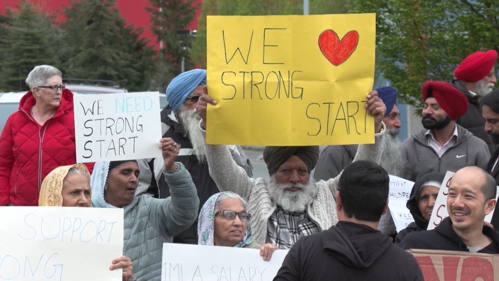 StrongStart: Parents rally to save program in Surrey [Video]