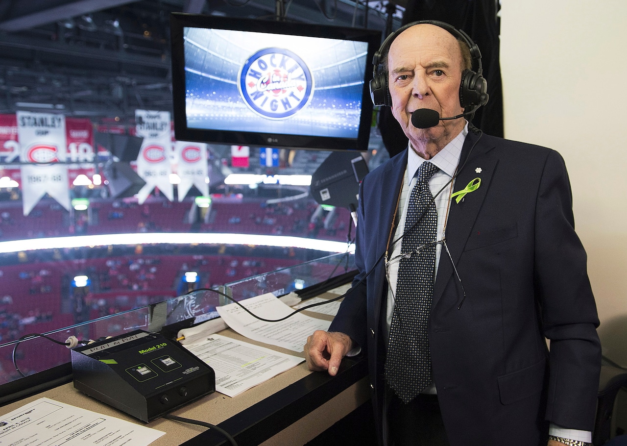Legendary hockey broadcaster, voice of Hockey Night in Canada, dies at 90 [Video]