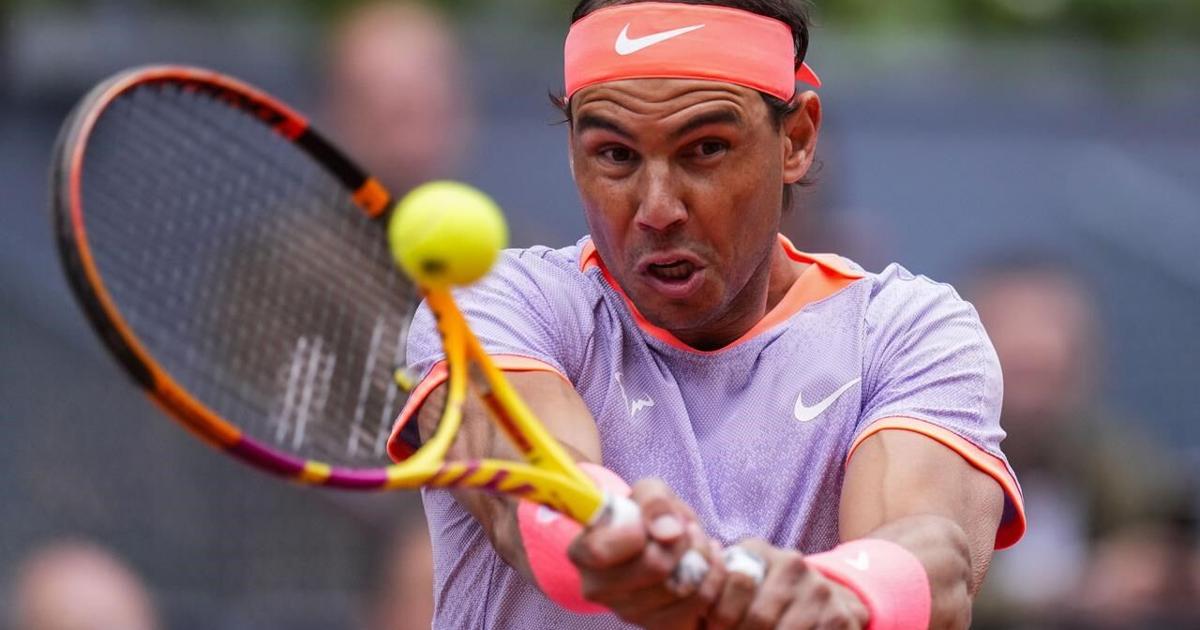 Nadal cruises to straight-set win over American teenager in first round of Madrid Open [Video]