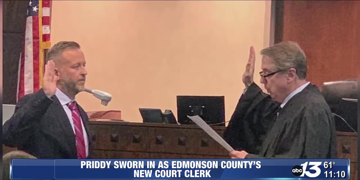 Priddy sworn in as Edmonson Countys new court clerk [Video]