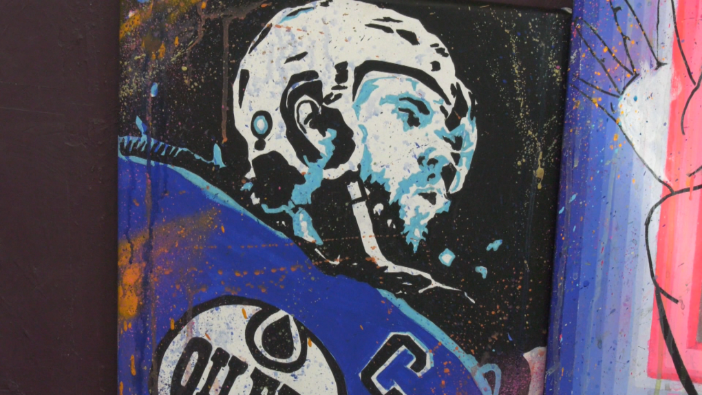 Oilers fans make team-inspired art [Video]