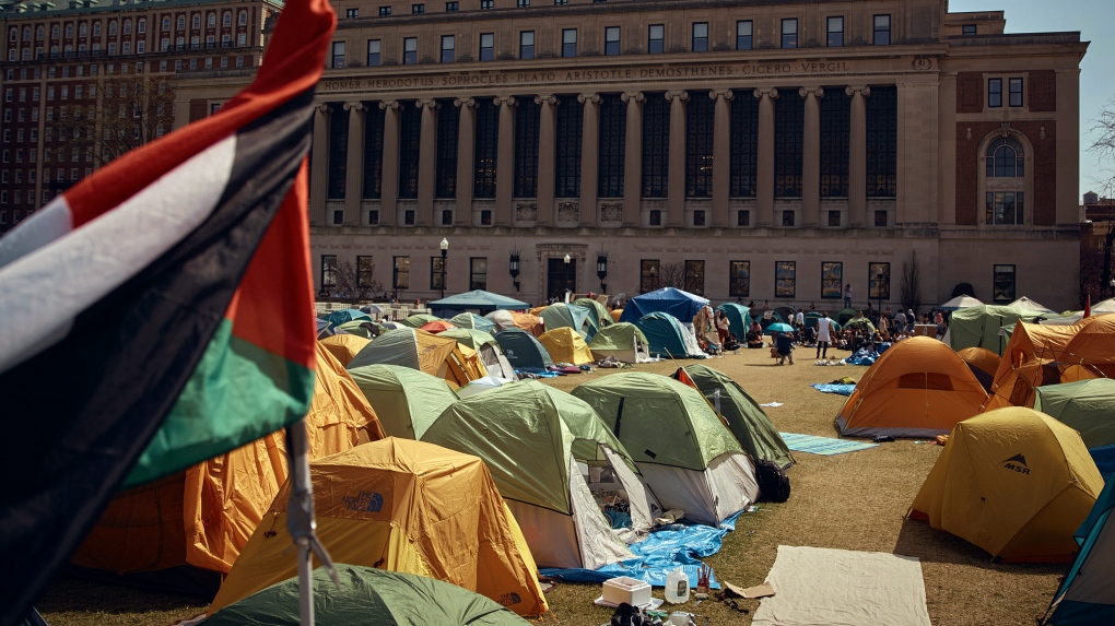 Columbia begins suspending encampment protesters [Video]