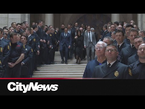 Firefighters gather to remember their own [Video]