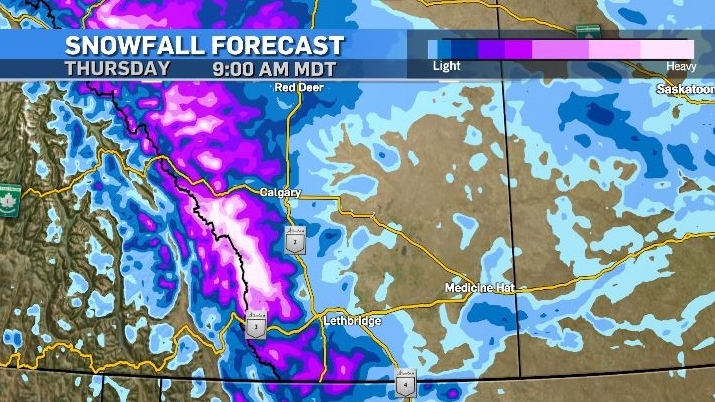 Calgary weather: Intermittent precipitation expected for central and southern Alberta until Thursday [Video]
