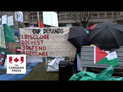 Pro-Palestinian encampment members want to stay as McGill calls for police help [Video]