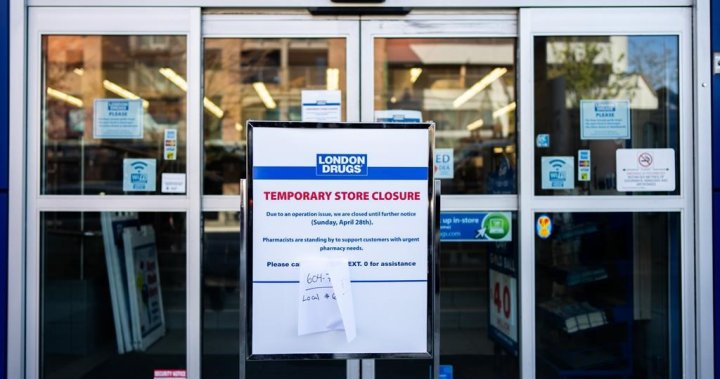 London Drugs remains closed for 4th day in B.C. due to cybersecurity incident [Video]