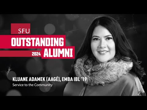 Kluane Adamek (Aagé) | Outstanding Alumni Awards 2024 [Video]