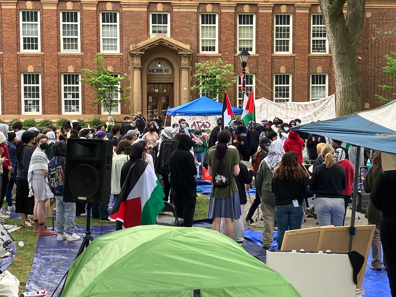 Rutgers postpones morning finals due to pro-Palestinian protests, encampment [Video]