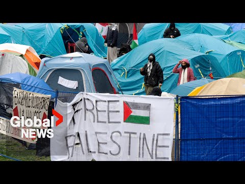 Gaza protests: Quebec court rejects injunction request against McGill encampment [Video]