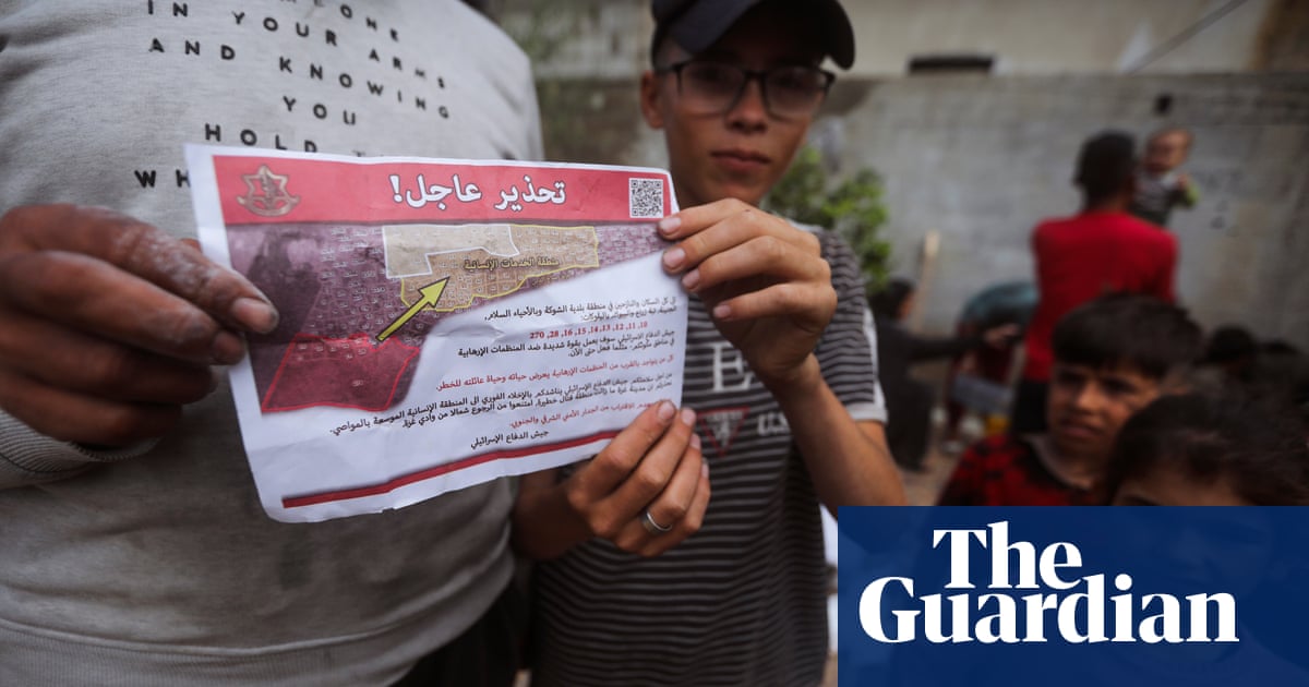 ‘We don’t know where to go’: Palestinians flee Rafah after Israeli evacuation order  video | World news