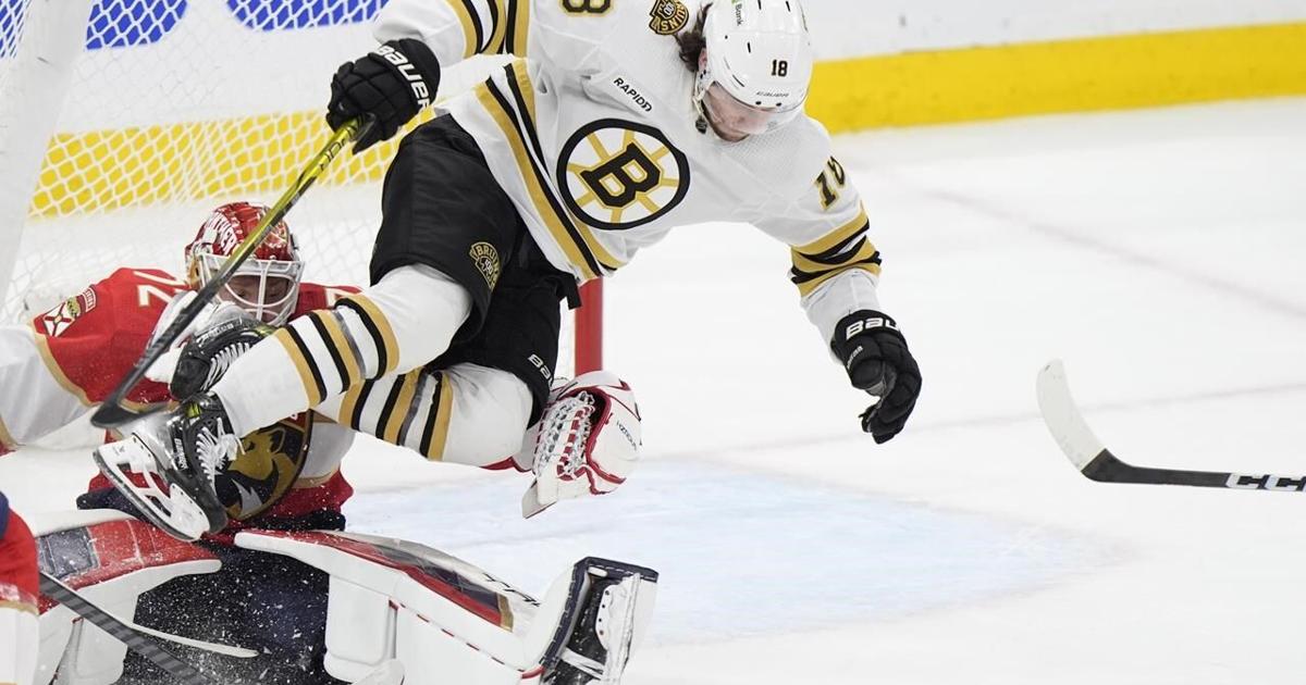 Swayman stops 38 shots, Bruins roll past Panthers 5-1 for 1-0 series lead [Video]