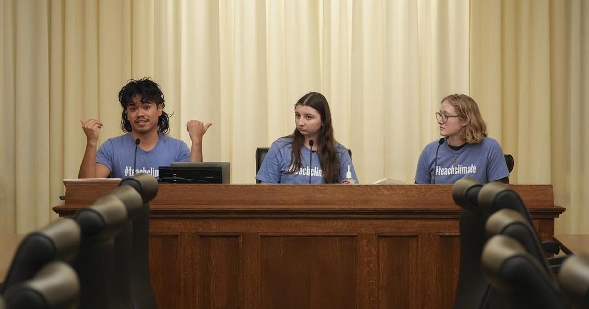 High school students, frustrated by lack of climate education, press for change [Video]