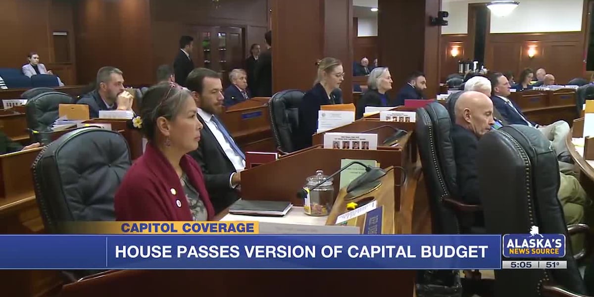 House passes version of capital budget, Wasilla rep. only dissenting vote [Video]