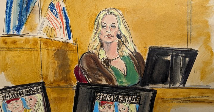 Stormy Daniels testimony about sex with Trump questioned as trial continues – National [Video]