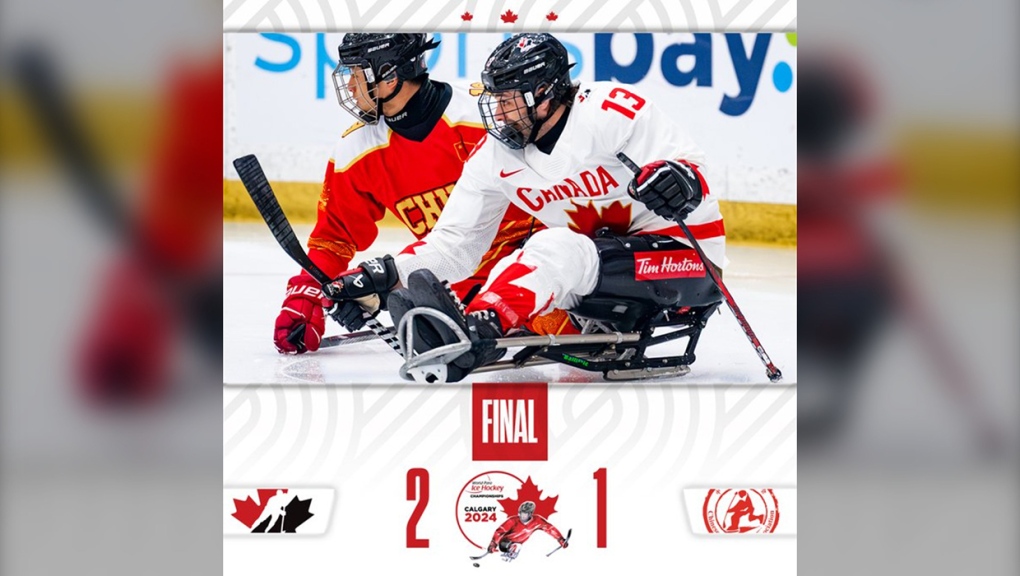 Canada defeats China 2-1 in para hockey semi-final [Video]