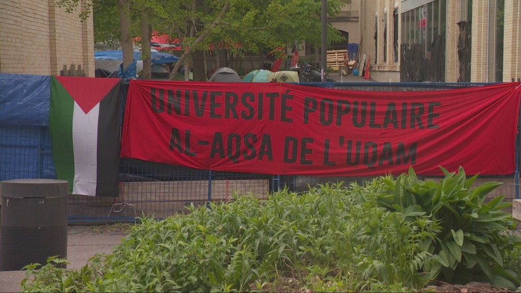 Pro-Palestinian protests: New encampment set up at UQAM [Video]